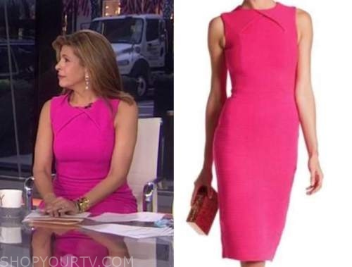 Hot Pink Sheath Dress ...